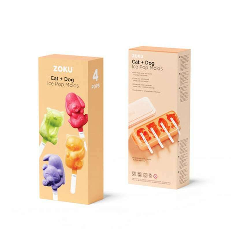 Cat & Dog Ice Pop Molds