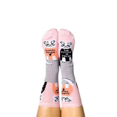 Women's Socks Future Is Feline