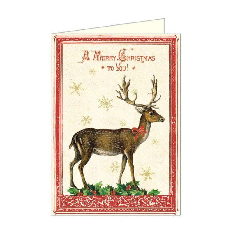 Christmas Card Merry Christmas Deer