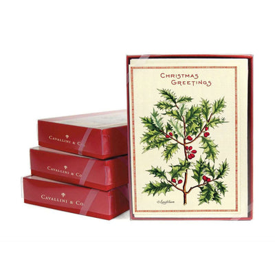 Christmas Cards 10 Pack Holly