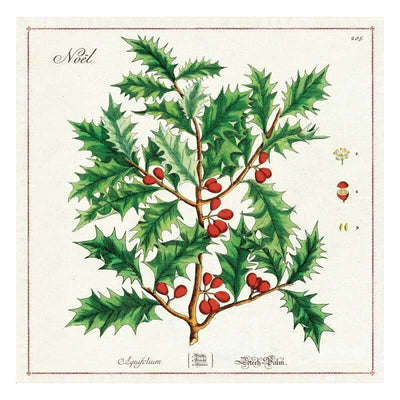 Christmas Napkins 4 Pack Holly