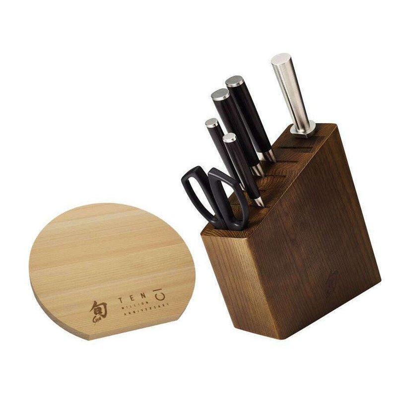 Classic 7 Piece Knife Block Set + FREE Hinoki Cutting Board