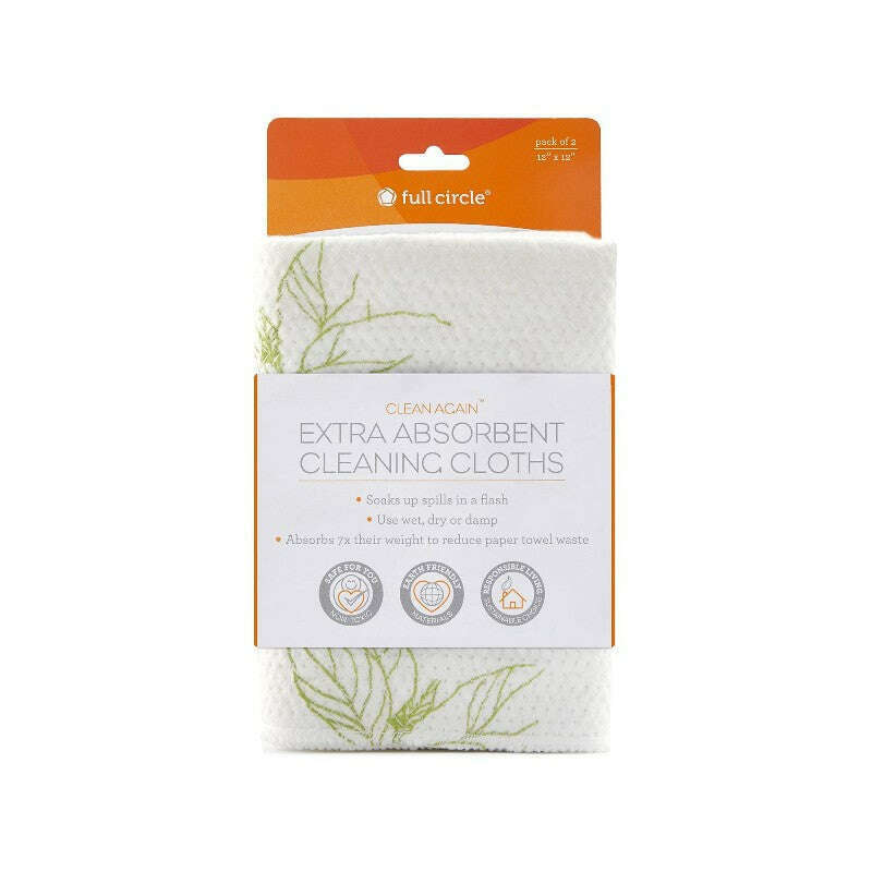 Clean Again Super Absorbent Cleaning Cloths 2 Pack