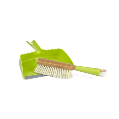Clean Team Brush & Dustpan Set Green