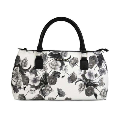 Clutch Cooler Bag Barbara  Black & White Floral