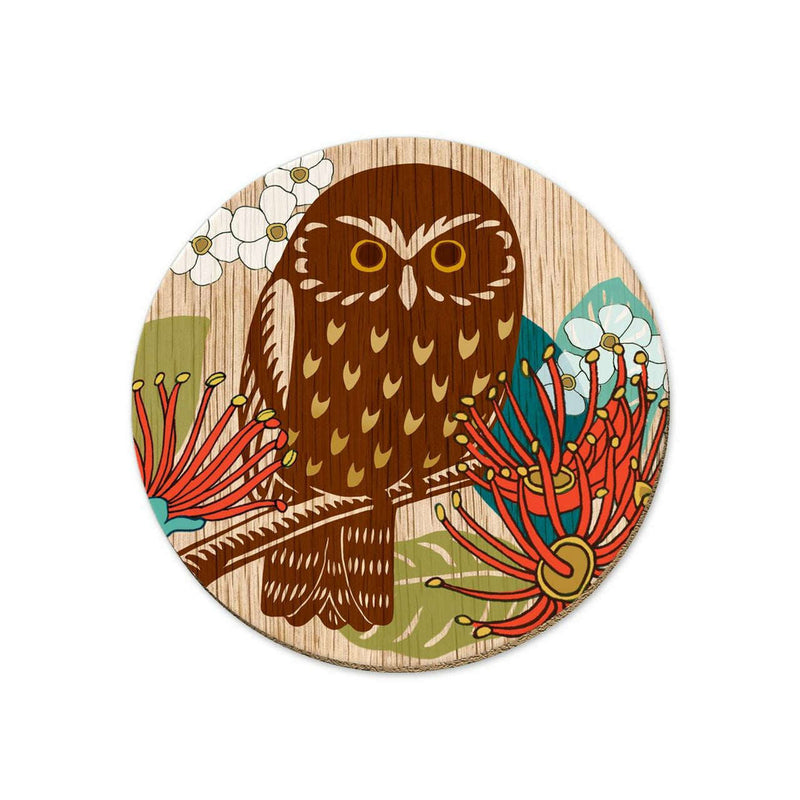 Coaster Screenprint Ruru