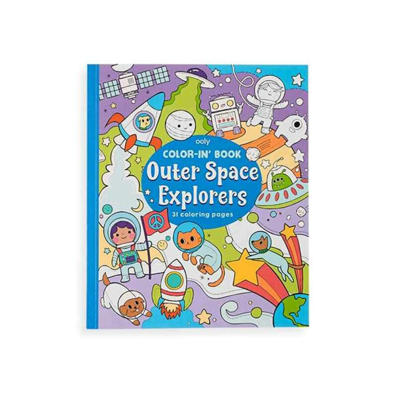 Colouring Book Outer Space Explorers