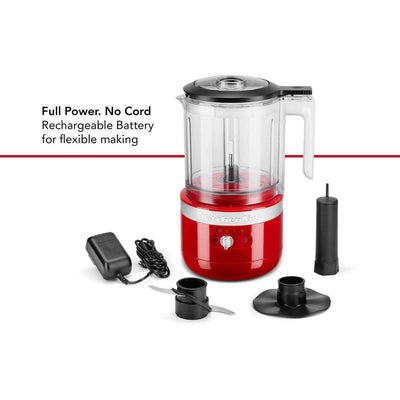 Cordless 5 Cup Food Chopper Empire Red