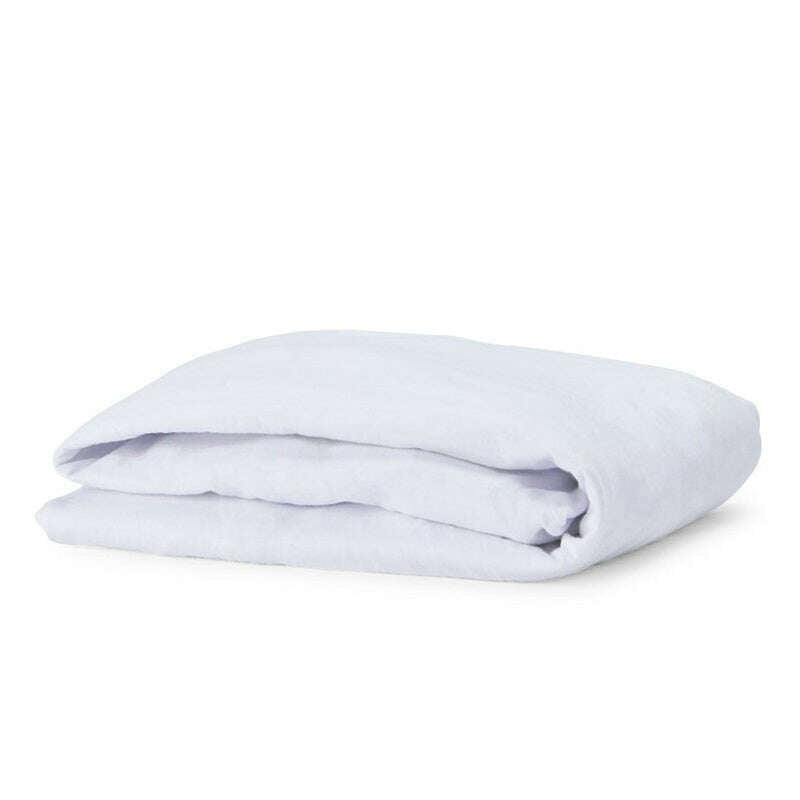 Cotton Jersey Fitted Sheet White