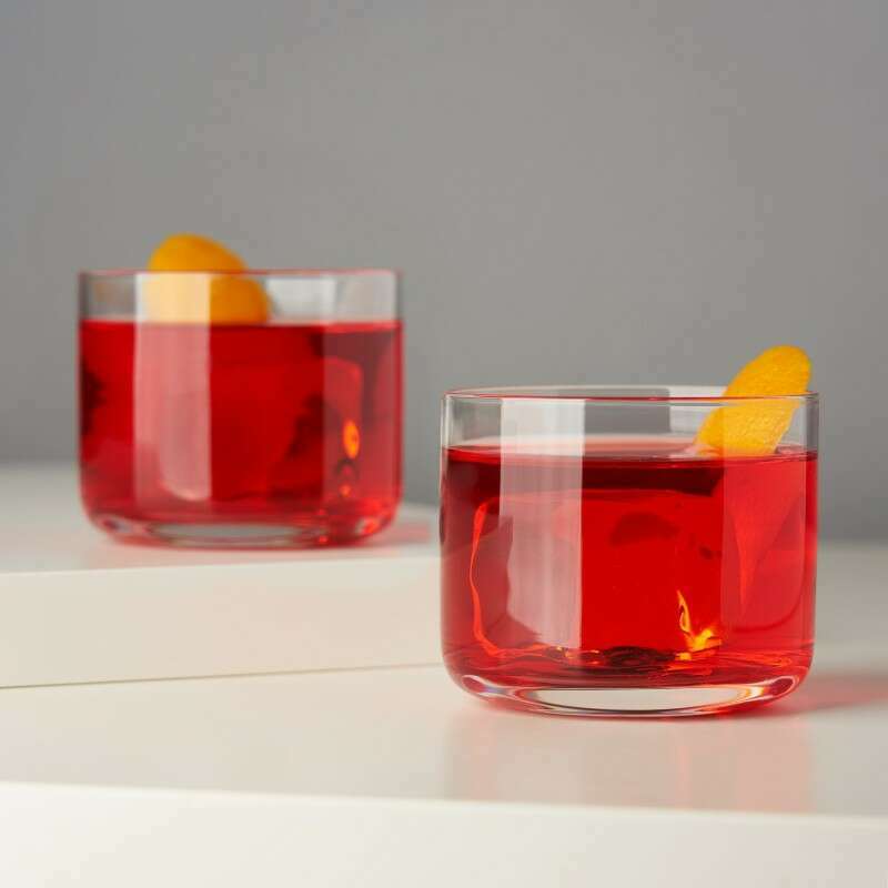Crystal Negroni Glasses Set of 2
