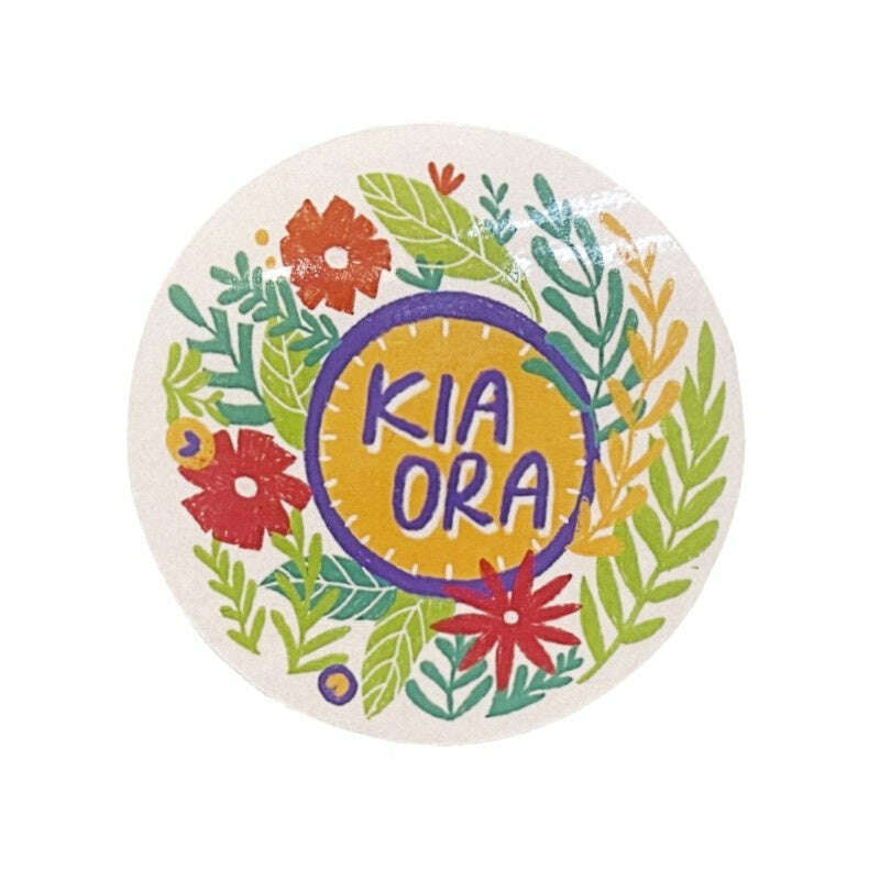 Cut Off Sticker Kia Ora