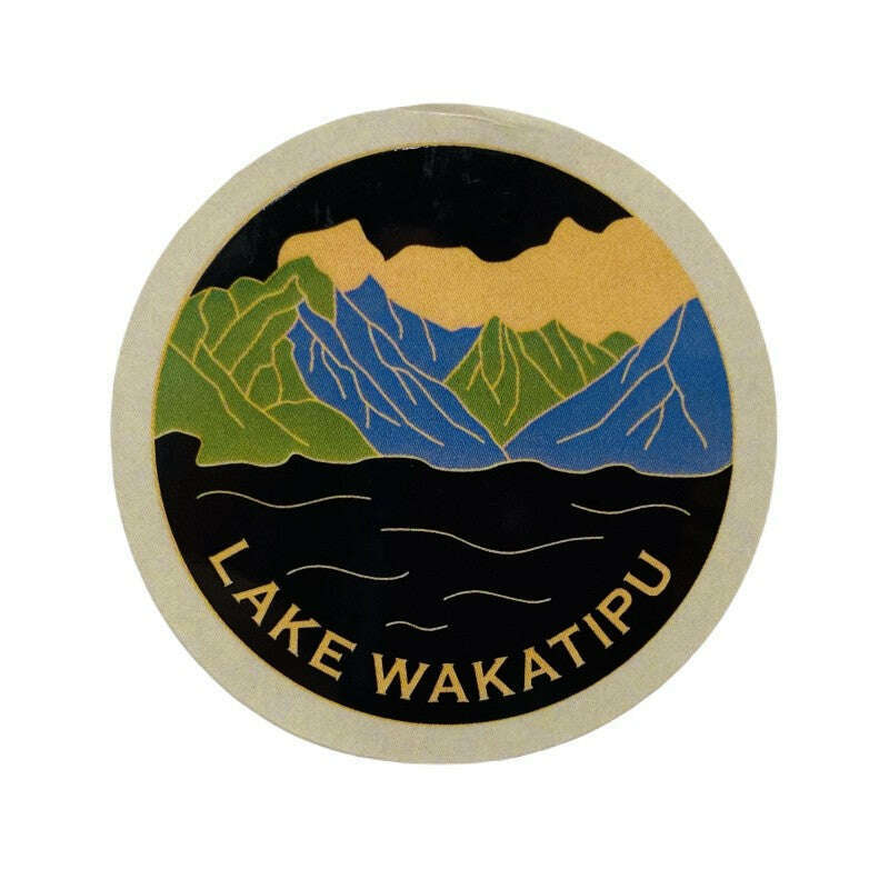 Cut Off Sticker Lake Wakatipu