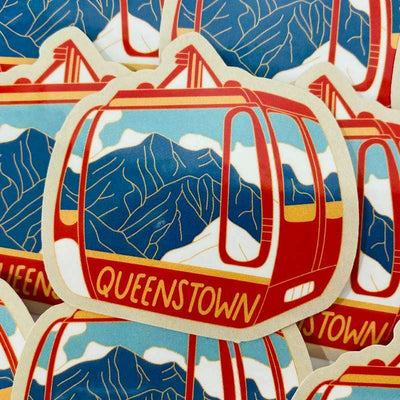 Cut Off Sticker Queenstown Gondola
