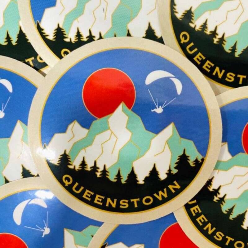Cut Off Sticker Queenstown Morning