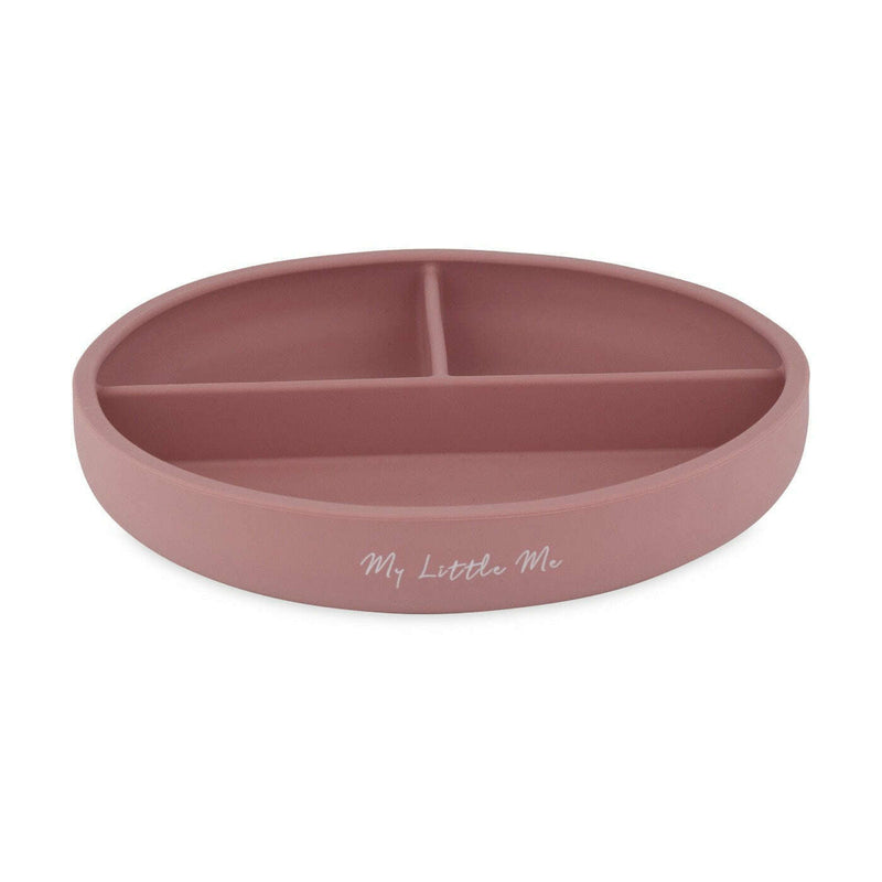 Divided Suction Plate Dusty Rose