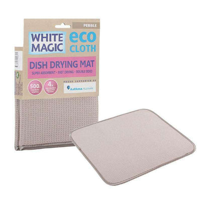 Eco Cloth Dish Drying Mat Pebble