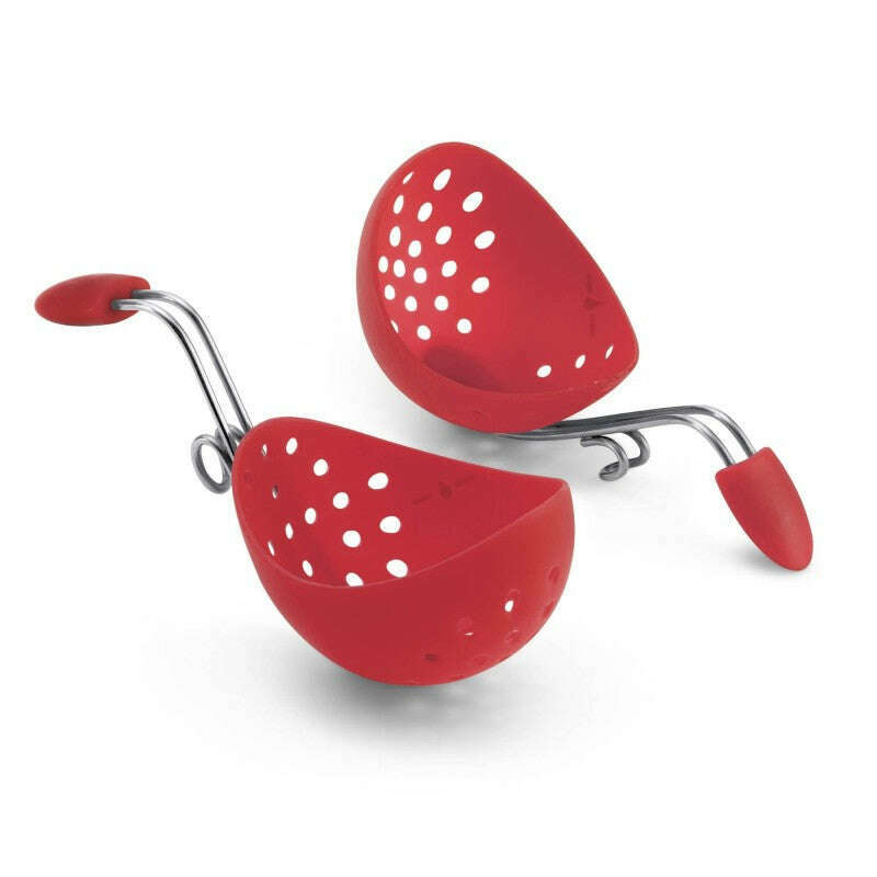 Egg Poacher Red 2 Pack