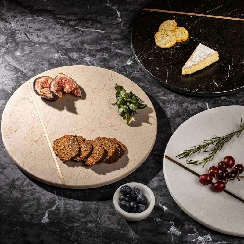 Emerson Lazy Susan Board White