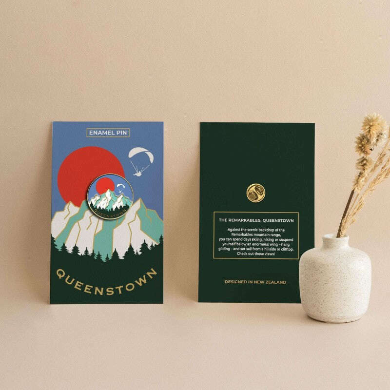 Enamel Pin Queenstown Morning