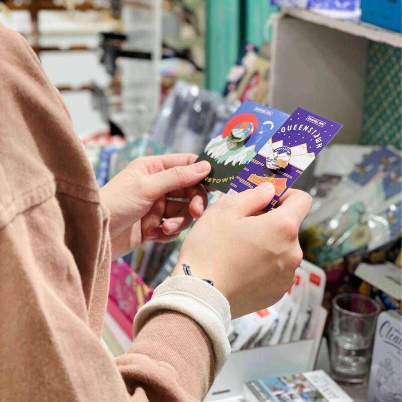 Enamel Pin Queenstown Morning
