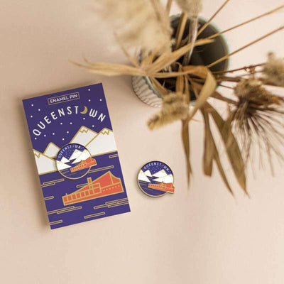 Enamel Pin Queenstown Night