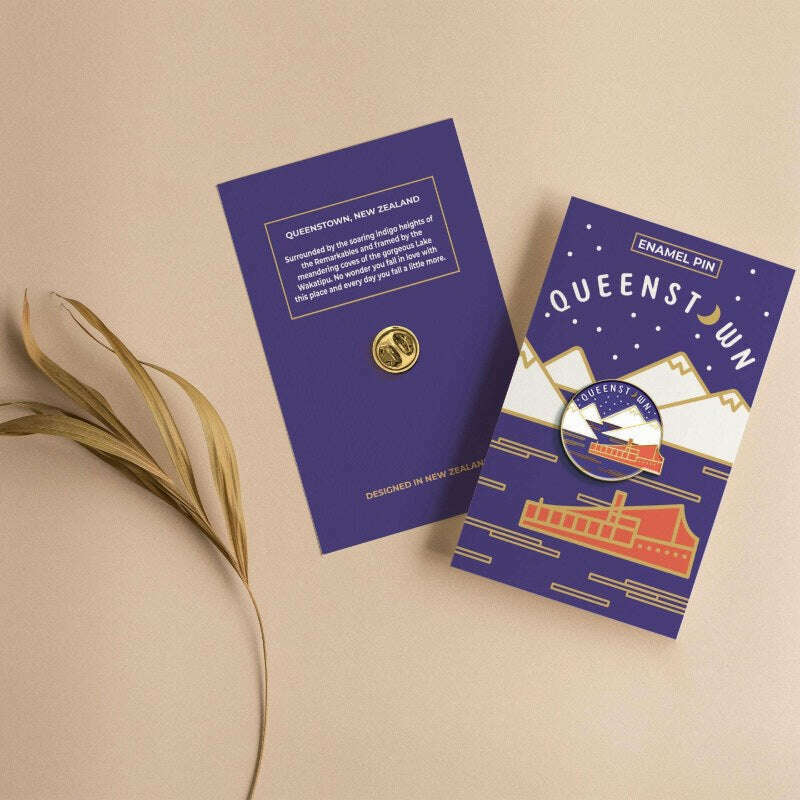 Enamel Pin Queenstown Night