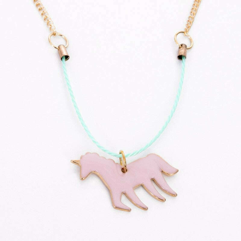 Enamel Unicorn Necklace