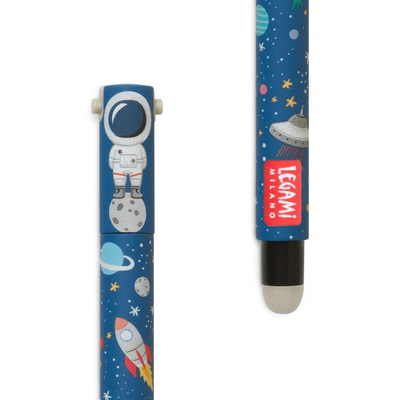 Astronaut Black Erasable Pen