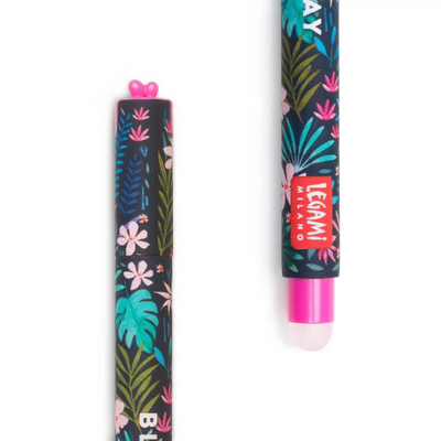 Flora Turquoise  Erasable Pen