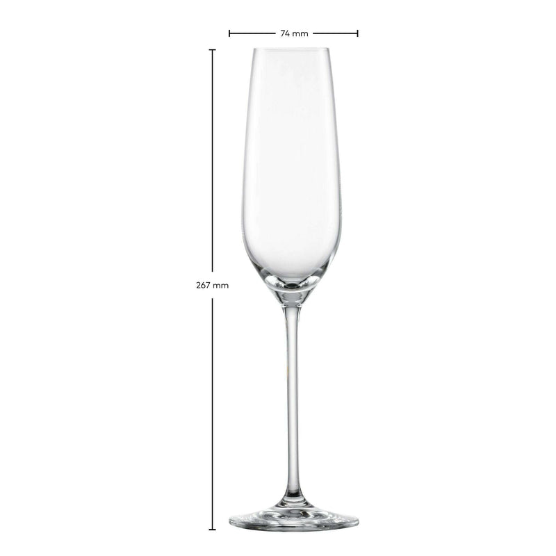 Fortissimo Champagne Flute 240ml Each