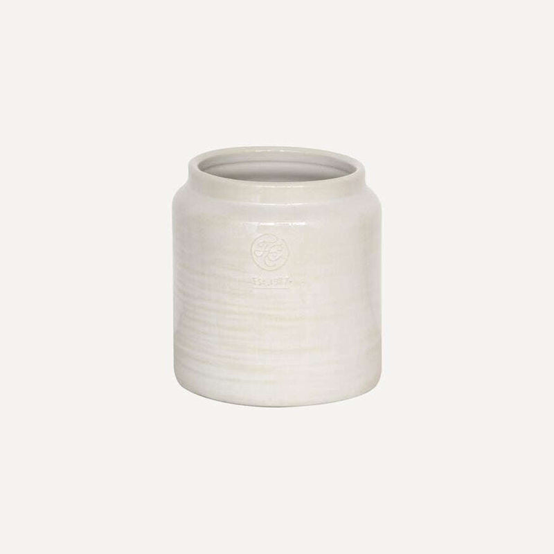 Franco Rustic White Utensil Holder Small