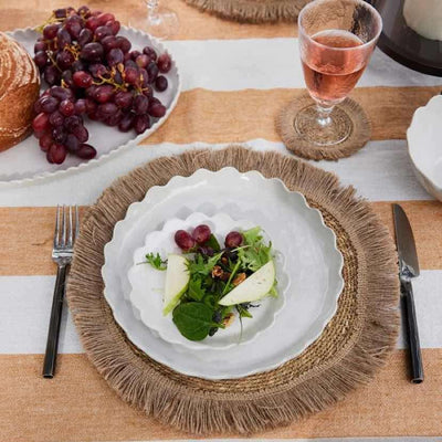 Frayed Edge Seagrass Placemat Pack of 4