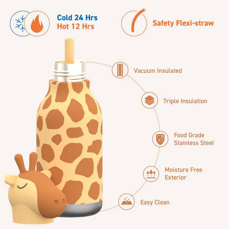 Bestie Bottle 460ml Giraffe