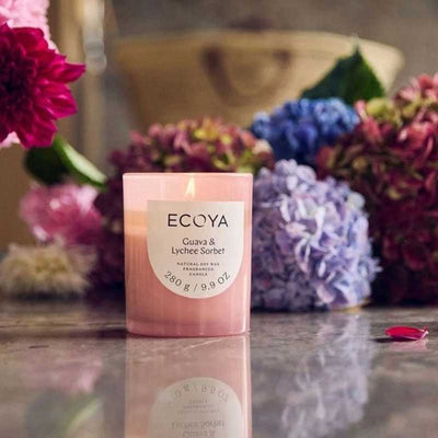 Guava & Lychee Sorbet Metro Candle