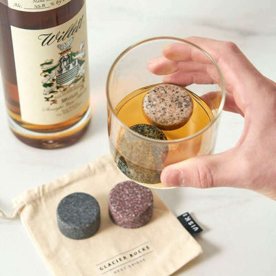 Glacier Rocks Granite Whisky Stones 4 Pack