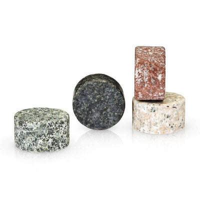 Glacier Rocks Granite Whisky Stones 4 Pack