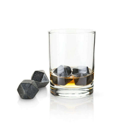 Glacier Rocks Hexagonal Basalt Whisky Stones 4 Pack