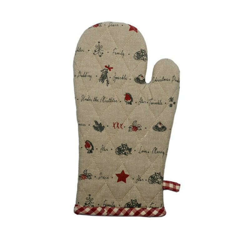 Gratitude Christmas Oven Glove