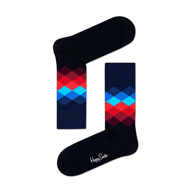 Happy Socks: Faded Diamond Sock (069) - 41-46