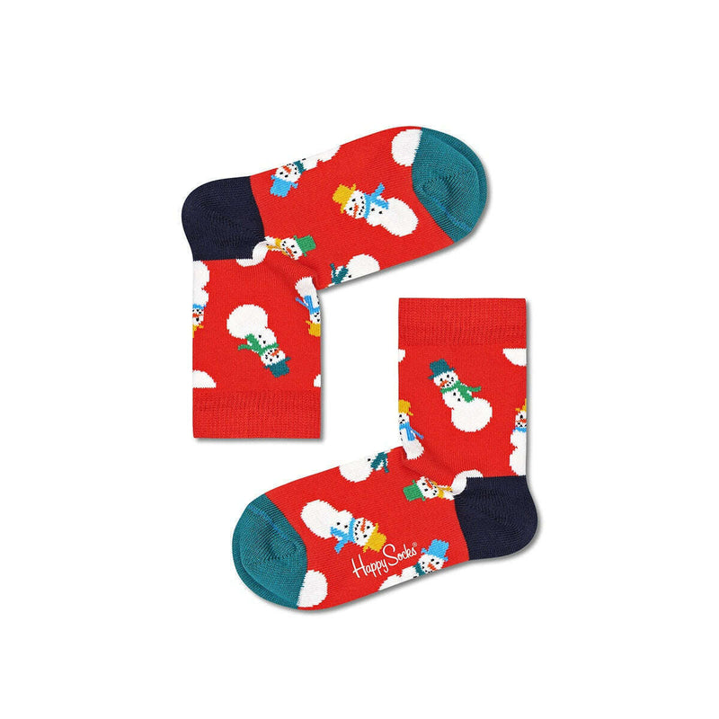 Happy Socks: Kids Snowman Sock (4300) - 4-6y