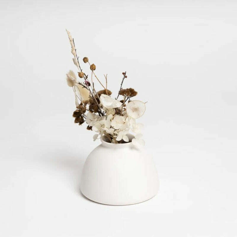 Harmie Vase Beau White