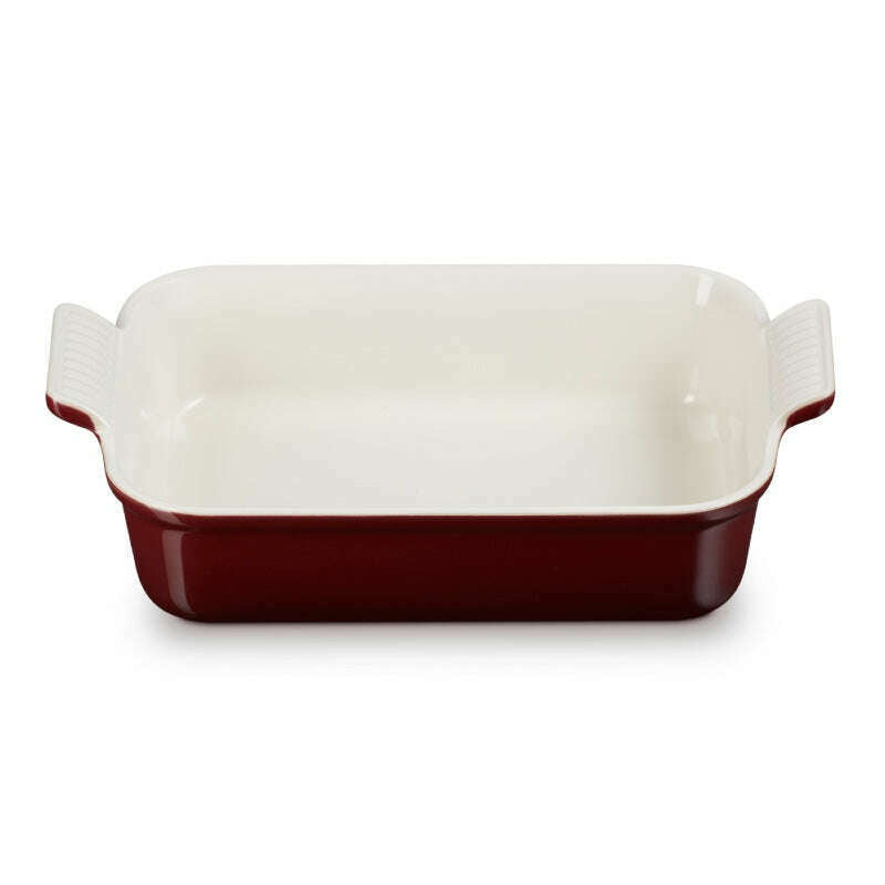 Heritage Rectangle Dish Garnet