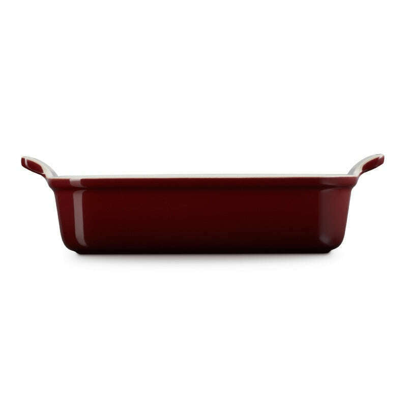 Heritage Rectangle Dish Garnet