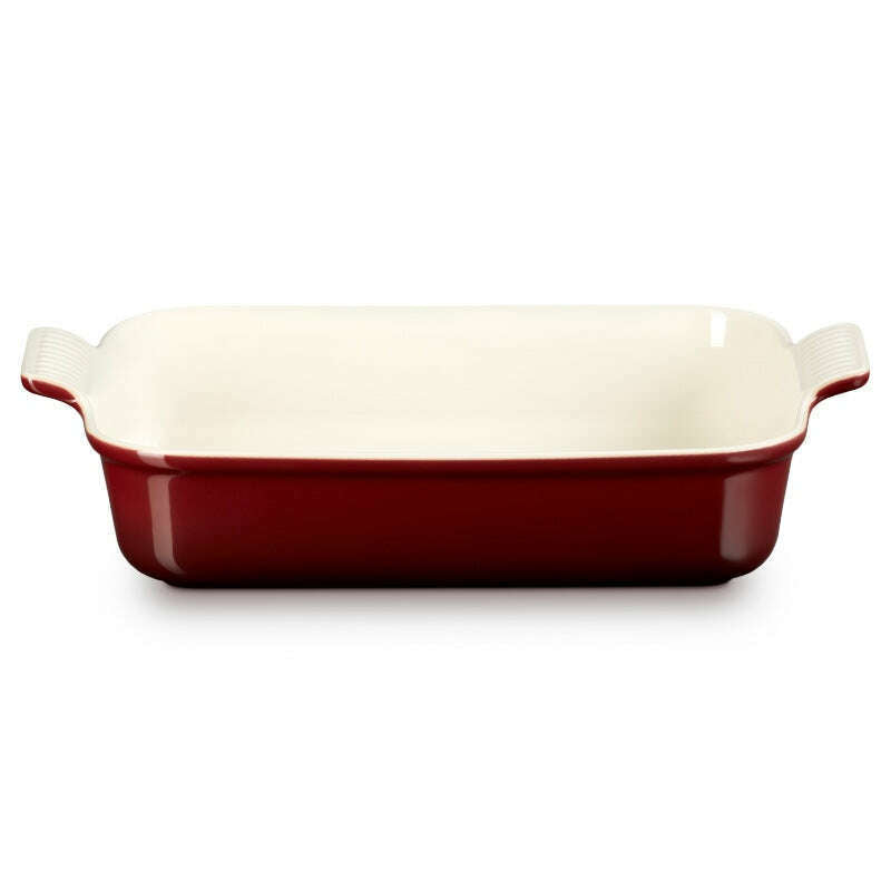 Heritage Rectangle Dish Garnet