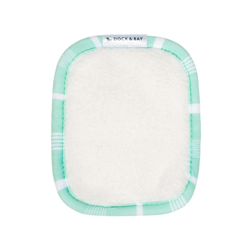 Home Reusable Makeup Wipes (Pk Of 3) - Eucalyptus Green