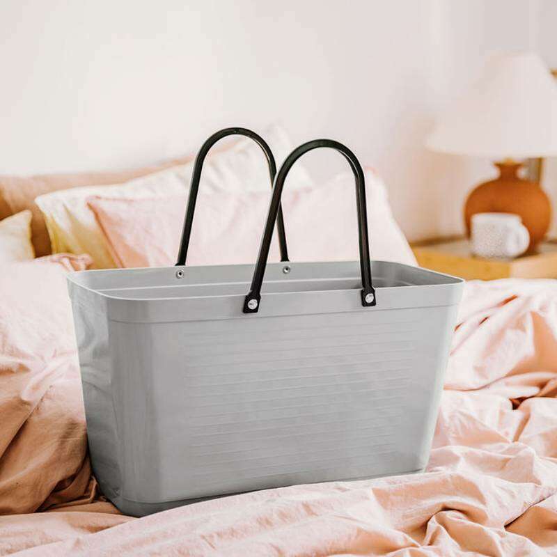 Large Bag Green Plastic Light Grey