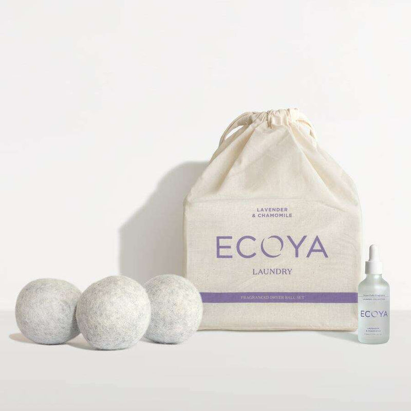 Lavender & Chamomile Laundry Dryer Ball Set