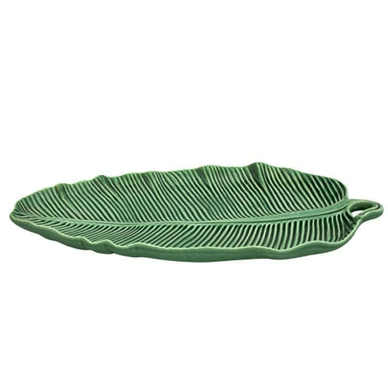 Leaves Banana Leaf Platter 39cm Green