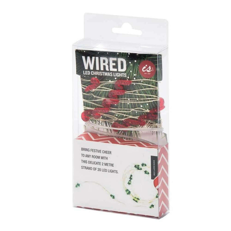 LED Wired Christmas Lights 2M