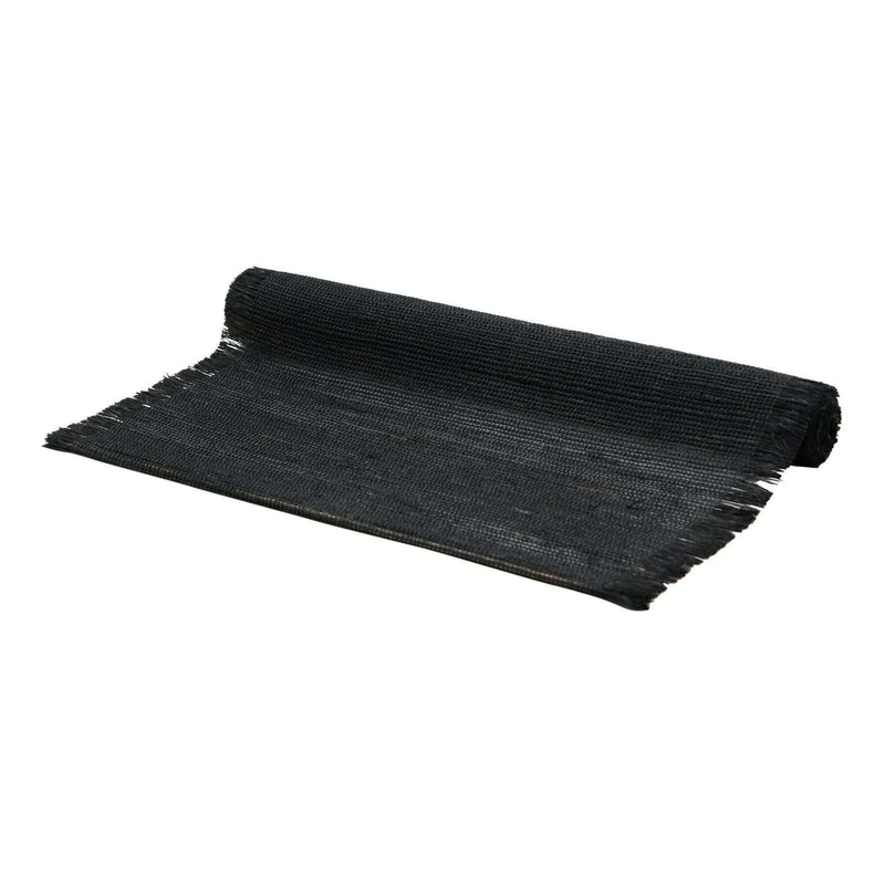 Linen Table Runner Black